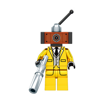 Skibidi Toilet Building Blocks 8-Pack Minifigures Toys Series 12